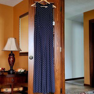 Anne Klein Polka Dot Wide Leg Jumpsuit - Women's Size 8  NWT